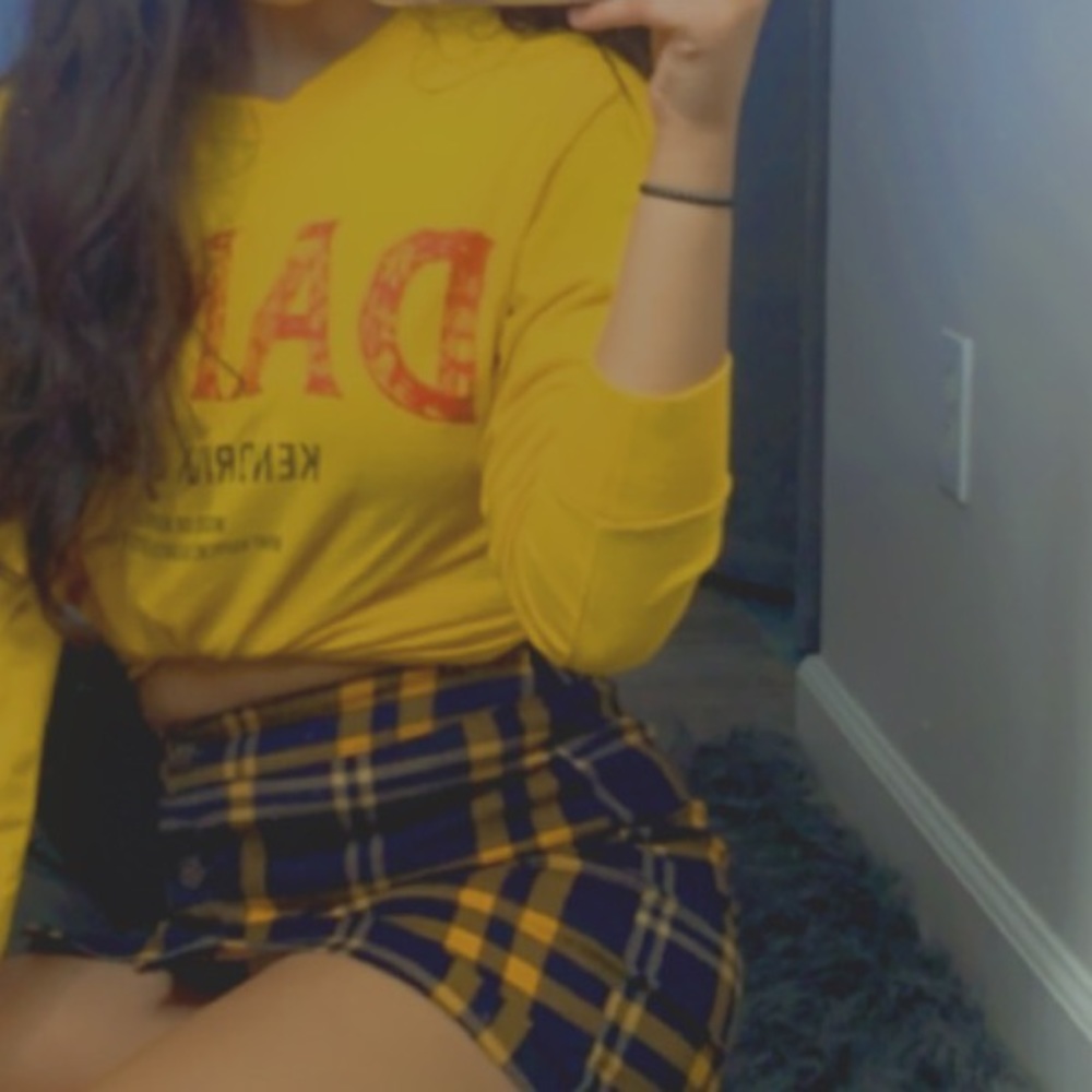 Cute school girl skirt
